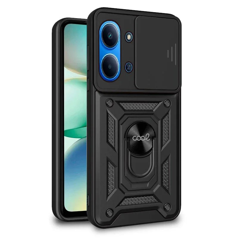 Carcasa COOL para Xiaomi Redmi 15C / 15C 5G / Poco C85 Hard Ring Negro - PixelPlaza