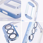Carcasa COOL para Xiaomi Redmi A3 Borde Metalizado (Azul) - PixelPlaza