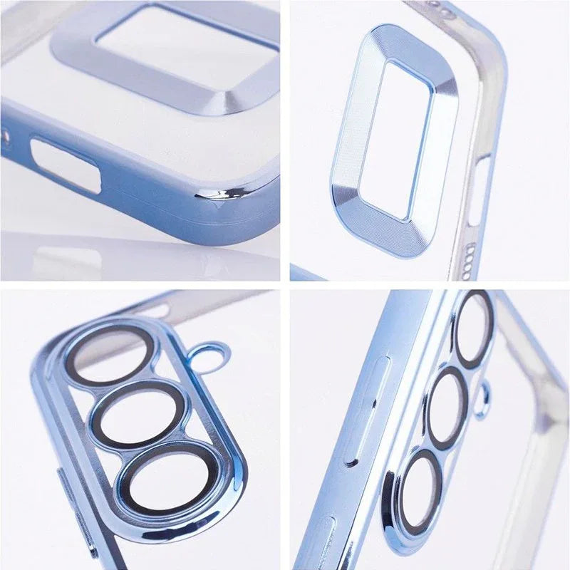 Carcasa COOL para Xiaomi Redmi A3 Borde Metalizado (Azul) - PixelPlaza