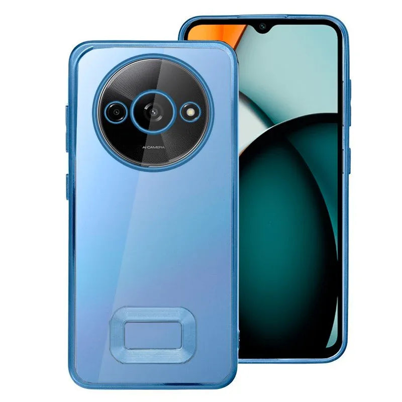 Carcasa COOL para Xiaomi Redmi A3 Borde Metalizado (Azul) - PixelPlaza
