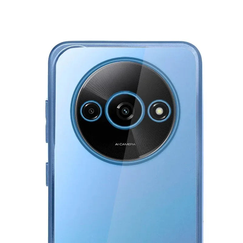 Carcasa COOL para Xiaomi Redmi A3 Borde Metalizado (Azul) - PixelPlaza