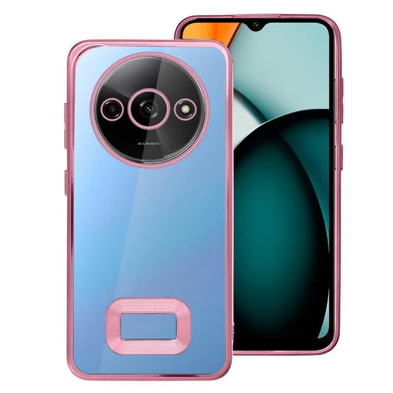 Carcasa COOL para Xiaomi Redmi A3 Borde Metalizado (Rosa) - PixelPlaza