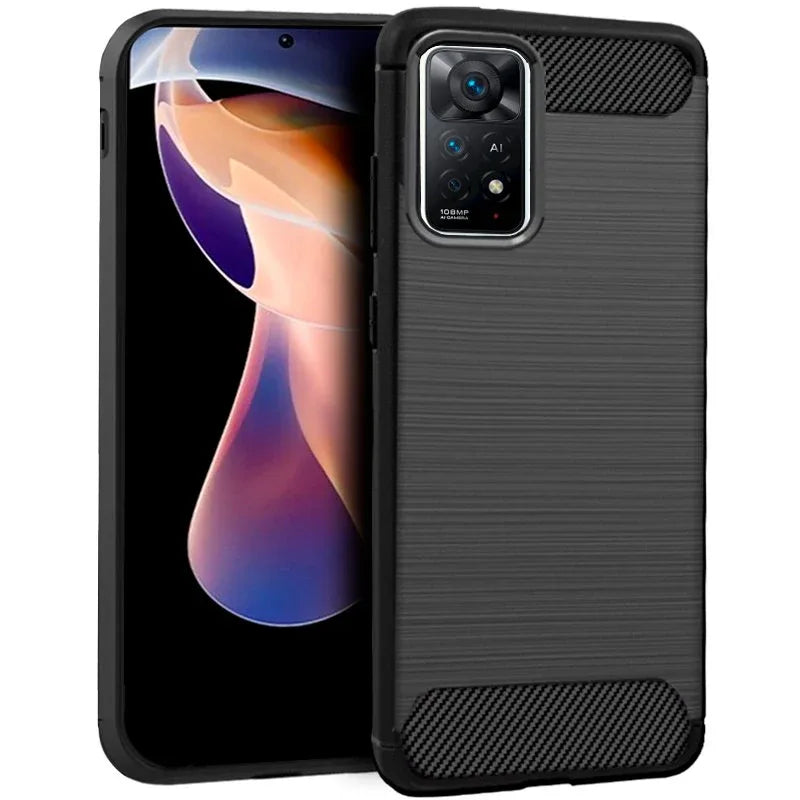 Carcasa COOL para Xiaomi Redmi Note 11 Pro / Note 11 Pro 5G / Note 12 Pro 4G Carbón Negro - PixelPlaza