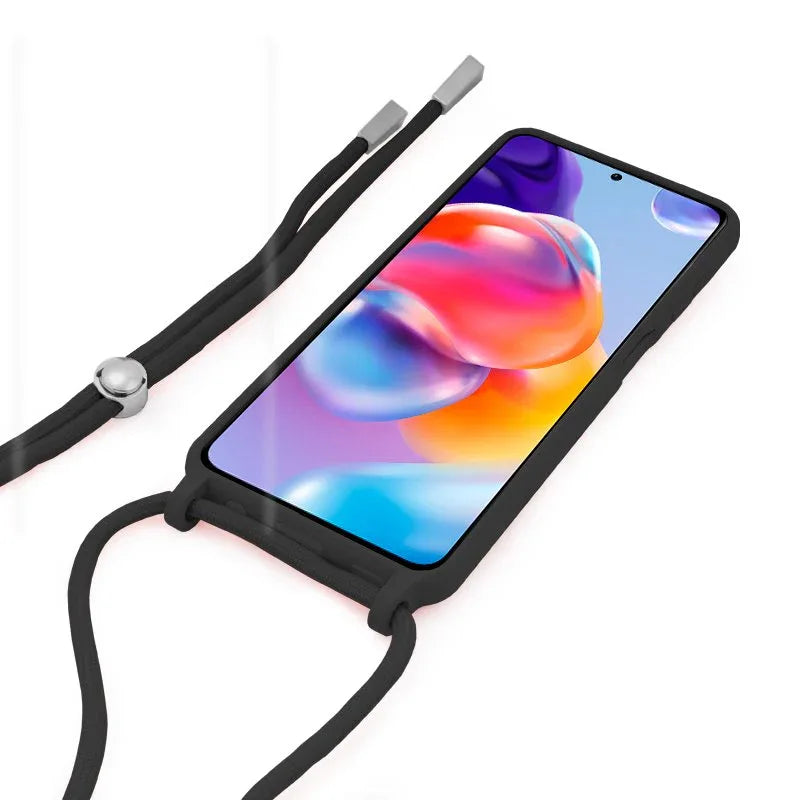 Carcasa COOL para Xiaomi Redmi Note 11 Pro Plus 5G Cordón Liso Negro - PixelPlaza