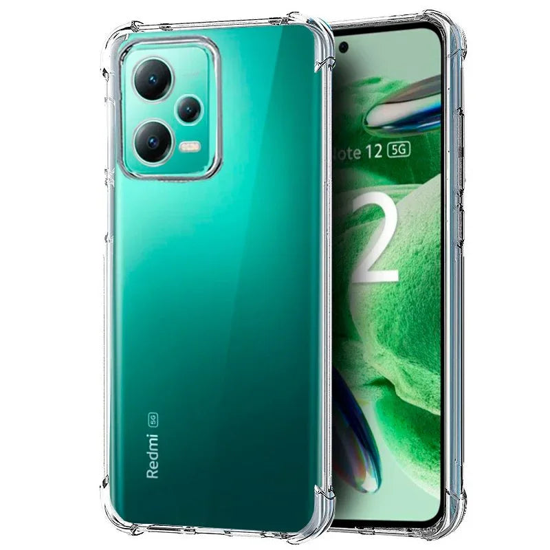 Carcasa COOL para Xiaomi Redmi Note 12 5G / Poco X5 5G AntiShock Transparente - PixelPlaza