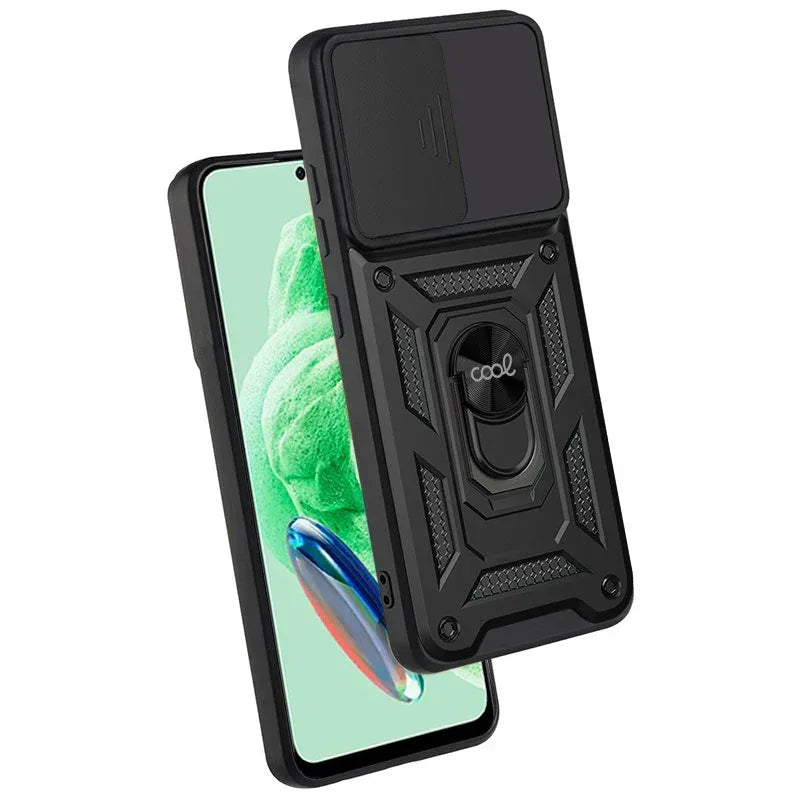 Carcasa COOL para Xiaomi Redmi Note 12 5G / Poco X5 5G Hard Ring Negro - PixelPlaza