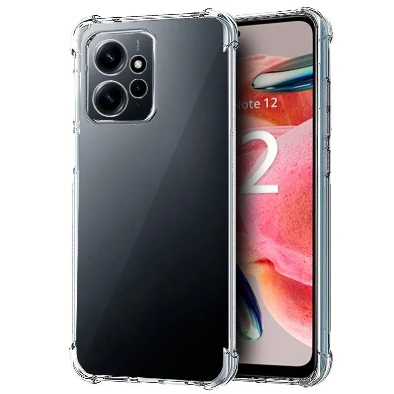Carcasa COOL para Xiaomi Redmi Note 12 AntiShock Transparente - PixelPlaza