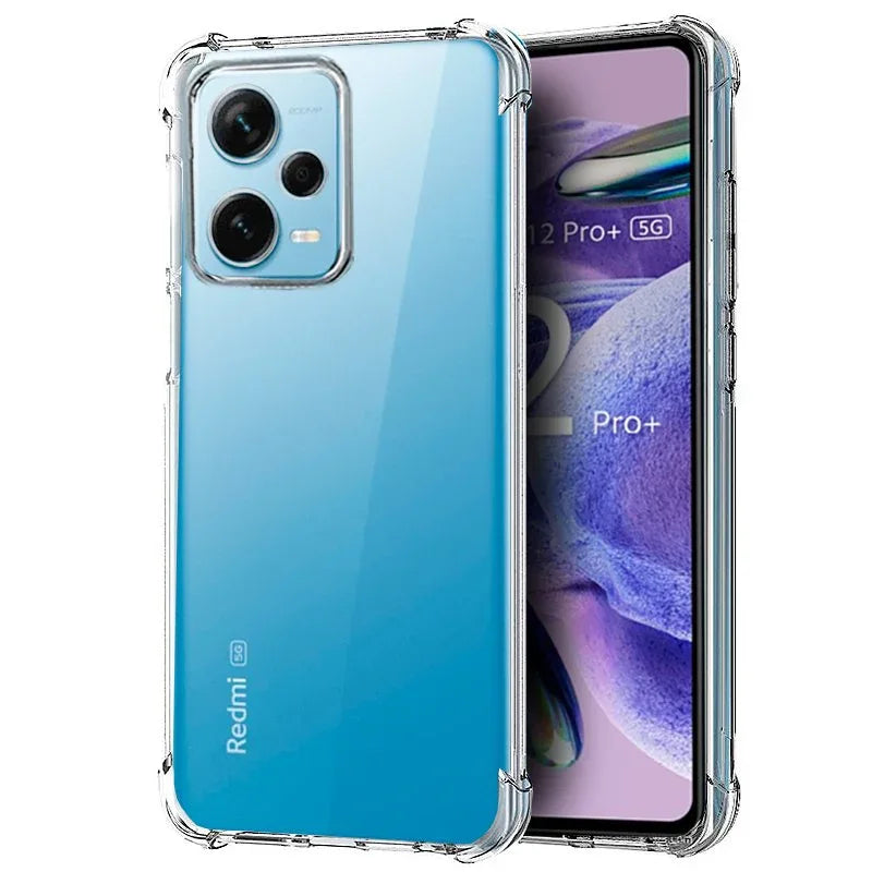 Carcasa COOL para Xiaomi Redmi Note 12 Pro Plus 5G AntiShock Transparente - PixelPlaza