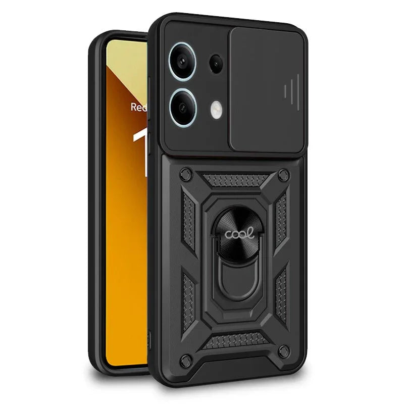 Carcasa COOL para Xiaomi Redmi Note 13 5G Hard Ring Negro - PixelPlaza