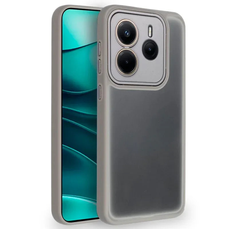 Carcasa COOL para Xiaomi Redmi Note 14 5G Borde Mate Plata - PixelPlaza