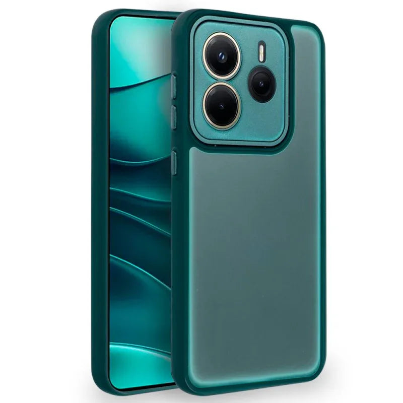 Carcasa COOL para Xiaomi Redmi Note 14 5G Borde Mate Verde - PixelPlaza