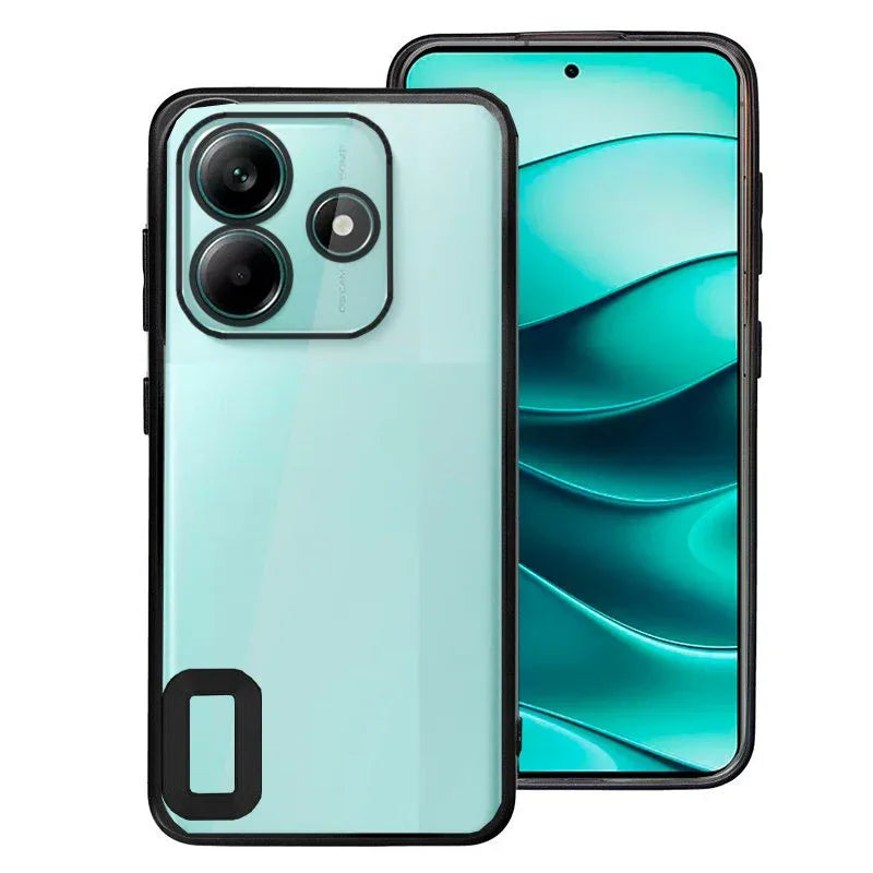 Carcasa COOL para Xiaomi Redmi Note 14 5G Borde Metalizado (Negro) - PixelPlaza