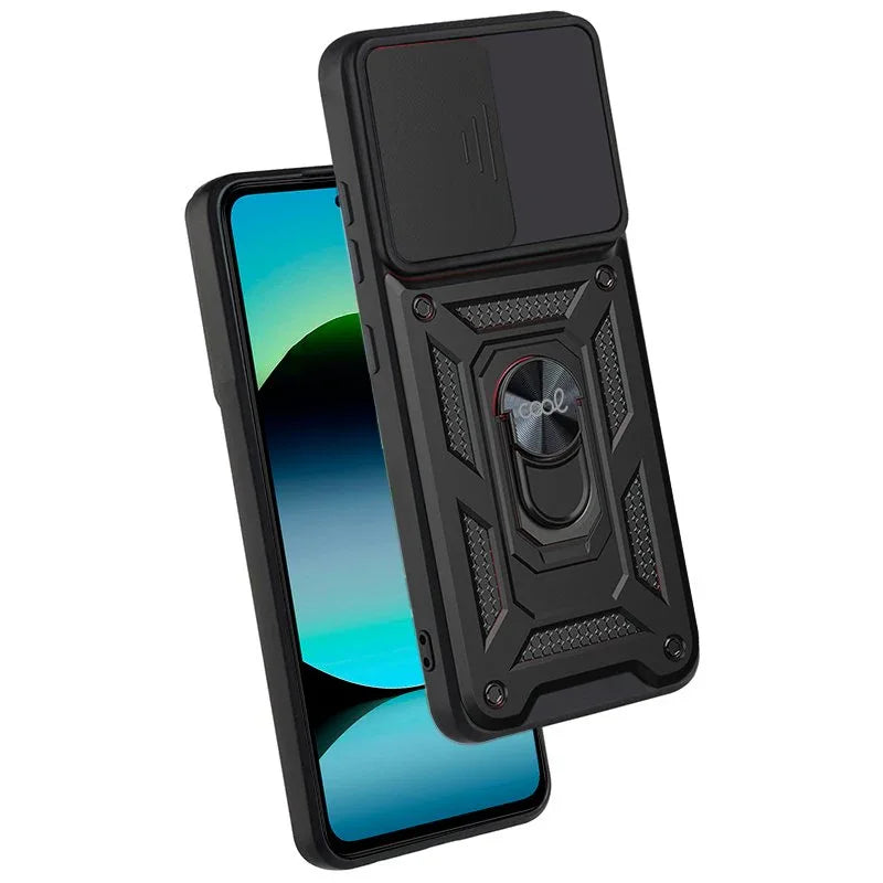 Carcasa COOL para Xiaomi Redmi Note 14 Hard Ring Negro - PixelPlaza