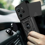 Carcasa COOL para Xiaomi Redmi Note 14 Hard Ring Negro - PixelPlaza