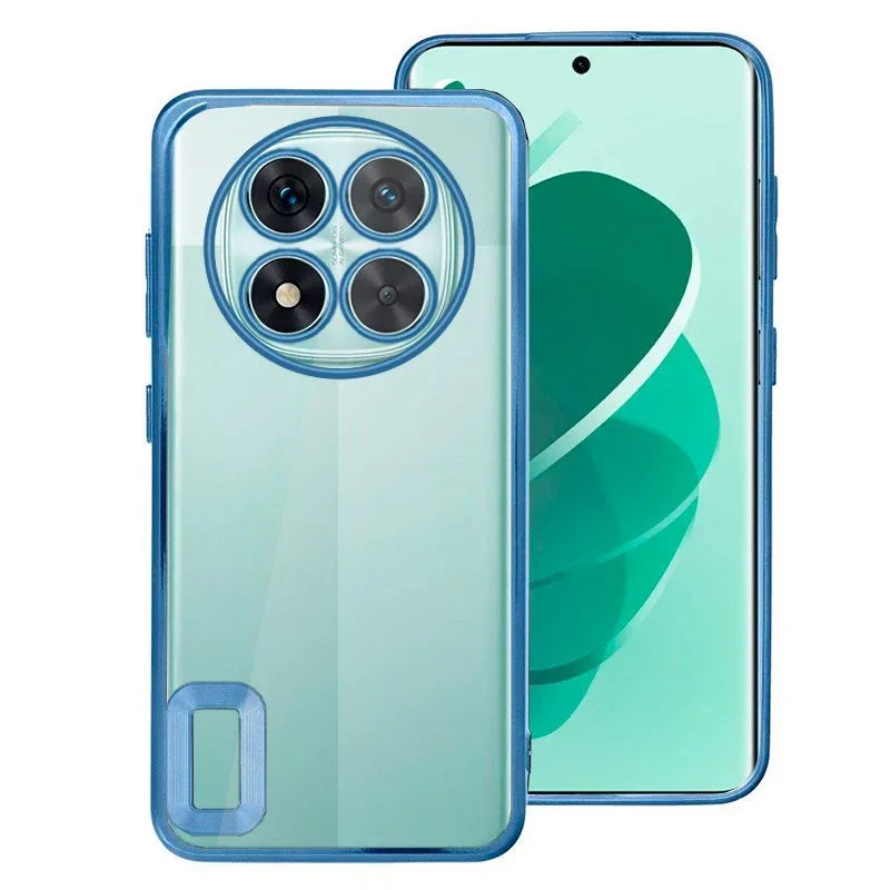 Carcasa COOL para Xiaomi Redmi Note 14 Pro 5G / Note 14 Pro Plus 5G / Poco X7 Borde Metalizado (Azul) - PixelPlaza