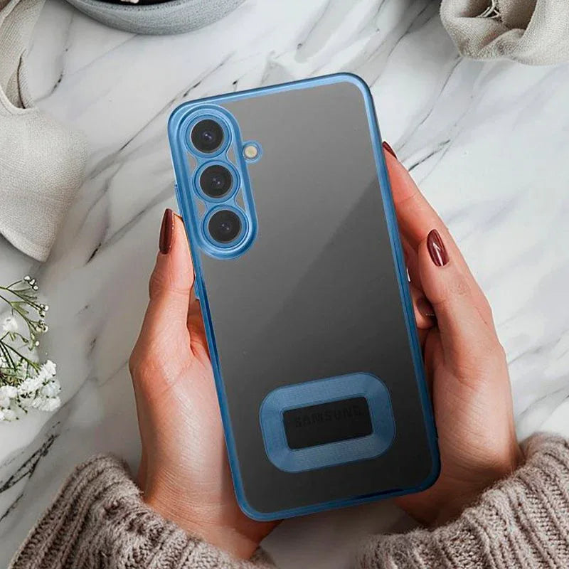 Carcasa COOL para Xiaomi Redmi Note 14 Pro 5G / Note 14 Pro Plus 5G / Poco X7 Borde Metalizado (Azul) - PixelPlaza