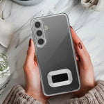Carcasa COOL para Xiaomi Redmi Note 14 Pro 5G / Note 14 Pro Plus 5G / Poco X7 Borde Metalizado (Plata) - PixelPlaza