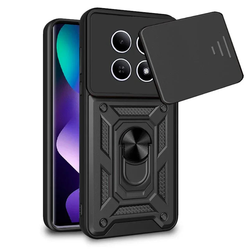 Carcasa COOL para Xiaomi Redmi Note 15 5G / Poco M8 Hard Ring Negro - PixelPlaza