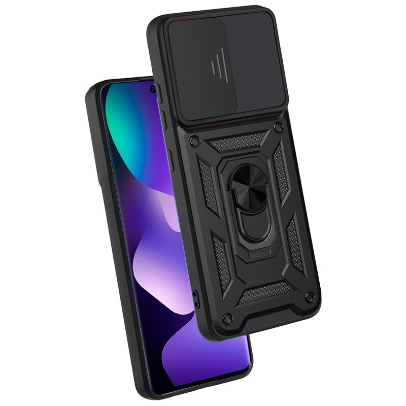 Carcasa COOL para Xiaomi Redmi Note 15 5G / Poco M8 Hard Ring Negro