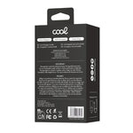 Cargador Coche Cable Tipo C (2 x Usb) COOL 2.4A Kit 2 en 1 Negro - PixelPlaza