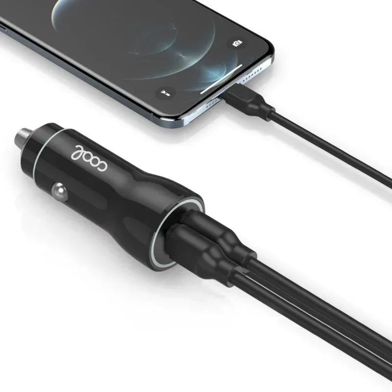 Cargador Coche iPhone / iPad Conexión Lightning (2 x USB) COOL - PixelPlaza