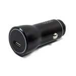 Cargador Coche Universal Entrada Tipo C (PD) COOL (18W) Negro - PixelPlaza