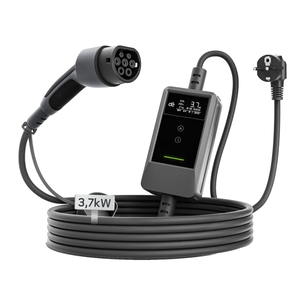 Cargador Coche Eléctrico DÉ 3,7kW Tipo 2 Cable 5m deM2D03B7NA