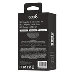 Cargador Red Adaptador 1x USB Universal COOL (2.4 Amp) Negro - PixelPlaza