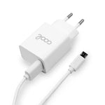 Cargador Red Conector Micro-usb Universal 3Amp (Carga Rápida) COOL Kit 2 en 1 Blanco - PixelPlaza