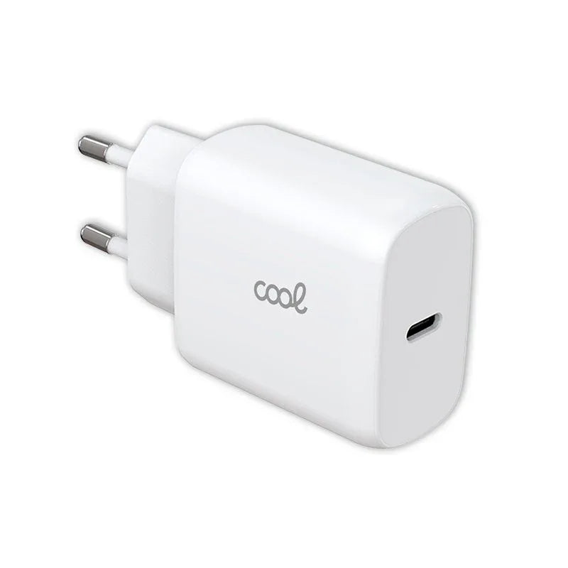 Cargador Red Universal Fast Adapt. (PD) Tipo-C COOL (25W) Blanco - PixelPlaza