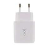 Cargador Red Universal Fast Charger (PD) Dual Tipo-C / USB COOL (20W) Blanco - PixelPlaza