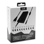 Cargador Red Universal Ordenad. Portátiles 90w Automático COOL Slim + 10 conect. (USB QC3.0) - PixelPlaza