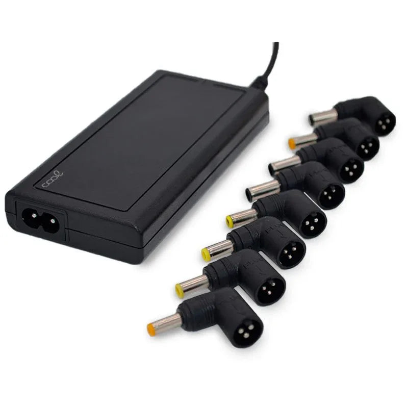 Cargador Red Universal Ordenad. Portátiles 90w Automático COOL Slim + 10 conect. (USB QC3.0) - PixelPlaza