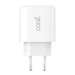 Cargador Red Universal Ultra Fast Dual (PD) Tipo-C + USB COOL (45W) GaN Blanco - PixelPlaza