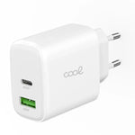 Cargador Red Universal Ultra Fast Dual (PD) Tipo-C + USB COOL (45W) GaN Blanco - PixelPlaza