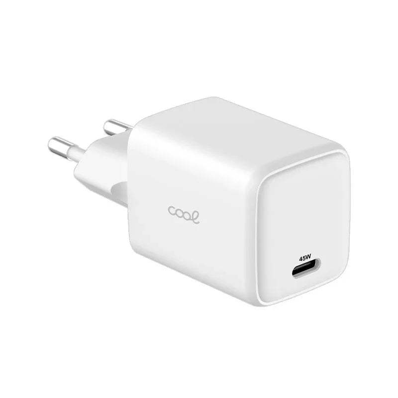 Cargador Red Universal Ultra Fast (PD) Tipo-C COOL (45W) GaN Blanco - PixelPlaza