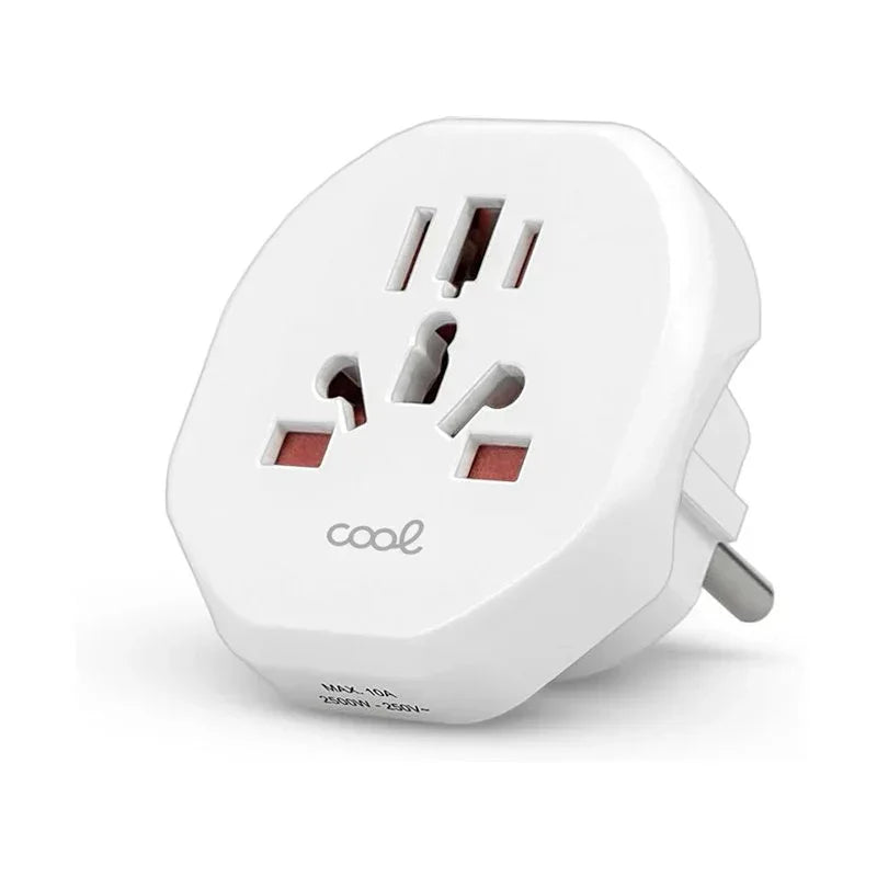Cargador Universal Adaptador Internacional (World to Europe) COOL - PixelPlaza
