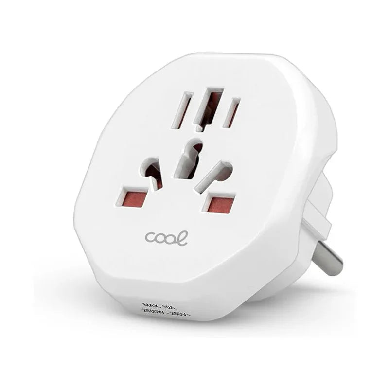Cargador Universal Adaptador Internacional (World to Europe) COOL - PixelPlaza