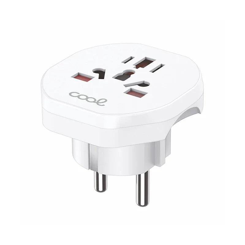 Cargador Universal Adaptador Internacional (World to Europe) COOL - PixelPlaza