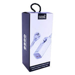 Cargador Universal Multipuerto COOL 65W (Regleta 5 Puertos) Blanco - PixelPlaza