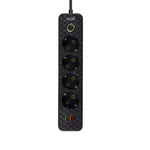 Cargador Universal Multipuerto COOL (Regleta 7 Puertos) Negro - PixelPlaza