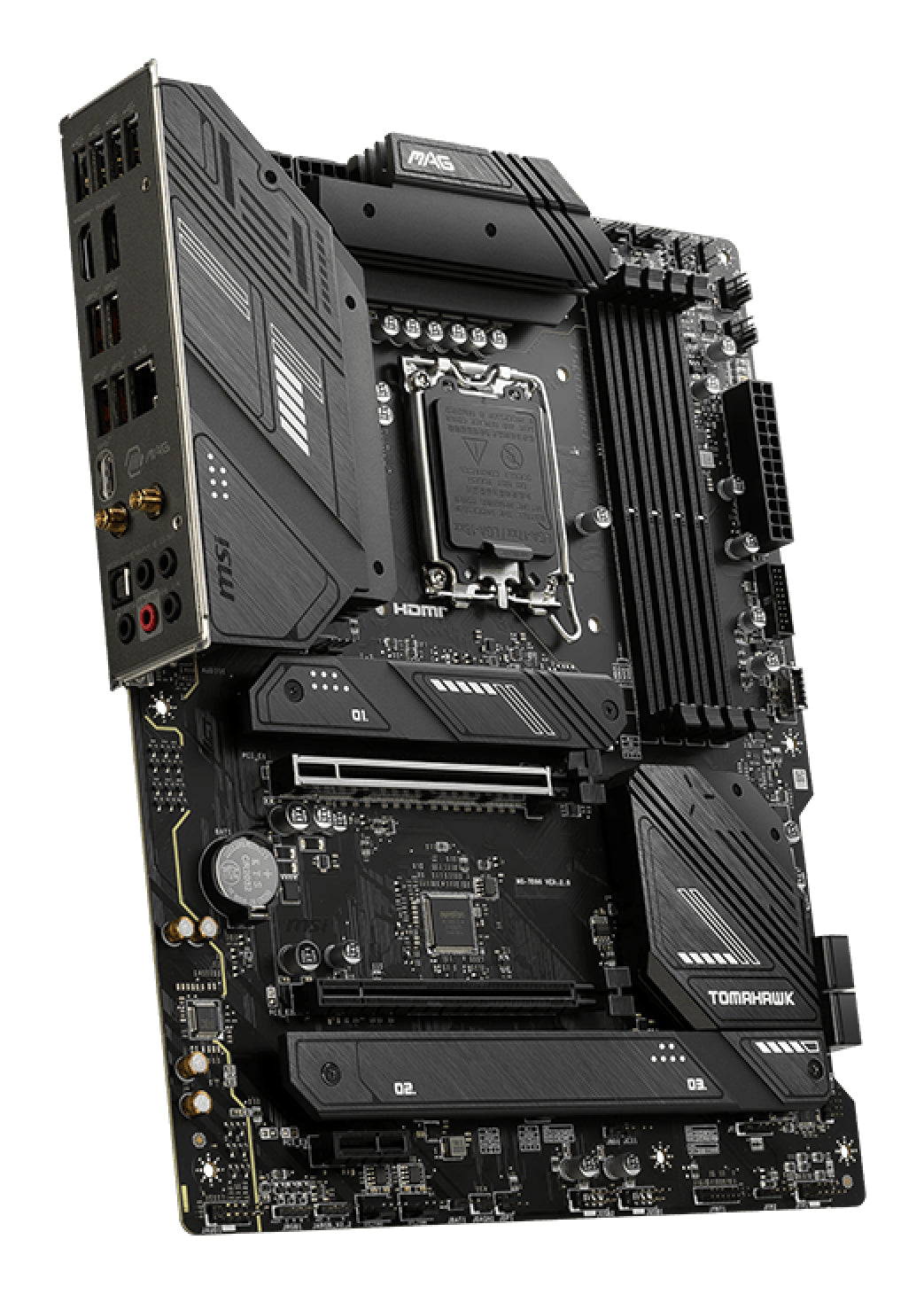 Placa base Msi 1700 mag b760 tomahawk WiFi · 4x DDR5 · 4x SATA 6GB - s 911 - 7d96 - 003