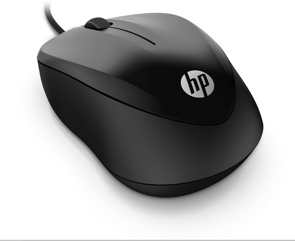 Ratón cable HP usb 1000 negro