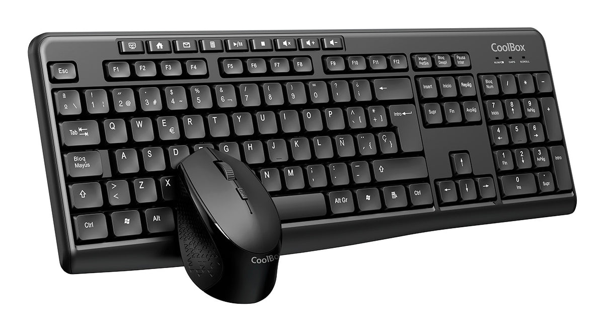 Kit teclado + ratón coolbox inalámbrico
