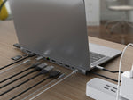 Docking station Conceptronic USB tipo c donn17g 2 x HDMI · 1 x dp · 2 x USB 3.0 · 1 x USB 2.0 · 1 x RJ45 · 1 x aux · lec