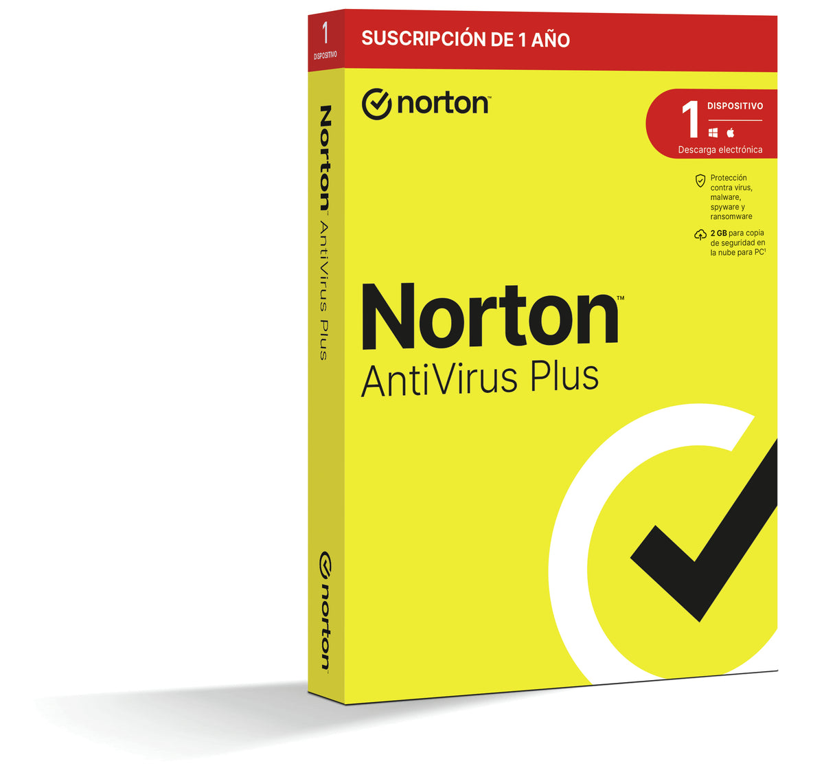Antivirus Norton plus 2GB español 1 usuario 1 dispositivo 1 año en caja generic rsp mm gum