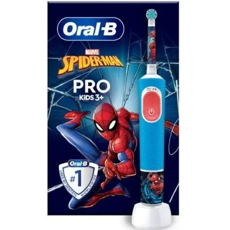 Cepillo Dental Oral-B Pro Kids 3 Spiderman/ Incluye 1 Recambio - PixelPlaza
