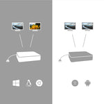 Docking station con adaptador de corriente universal i - tec USB - c HDMI dp con de corriente 100 w