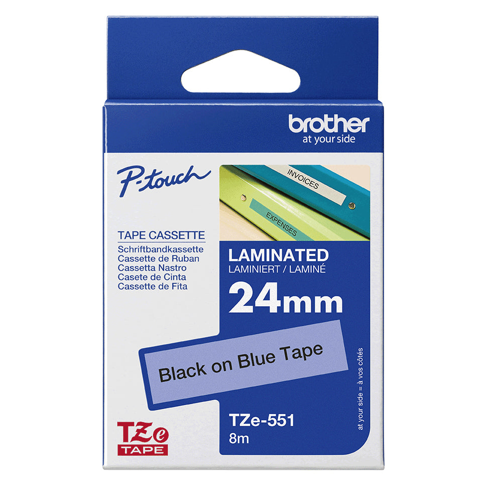 Cinta laminada Brother tze551 24mm x 8m