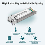 Transceiver TP-Link SM321A-2 bidireccional wdm giga monomodo lc TX:1550nm/RX:1310nm hasta 2km
